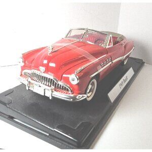 1949 Buick Dynaflow Red Convertible Hood Doors Open Move Steering Wheel Turns